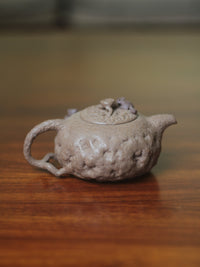 Teapots named squirrels handmade with clay back