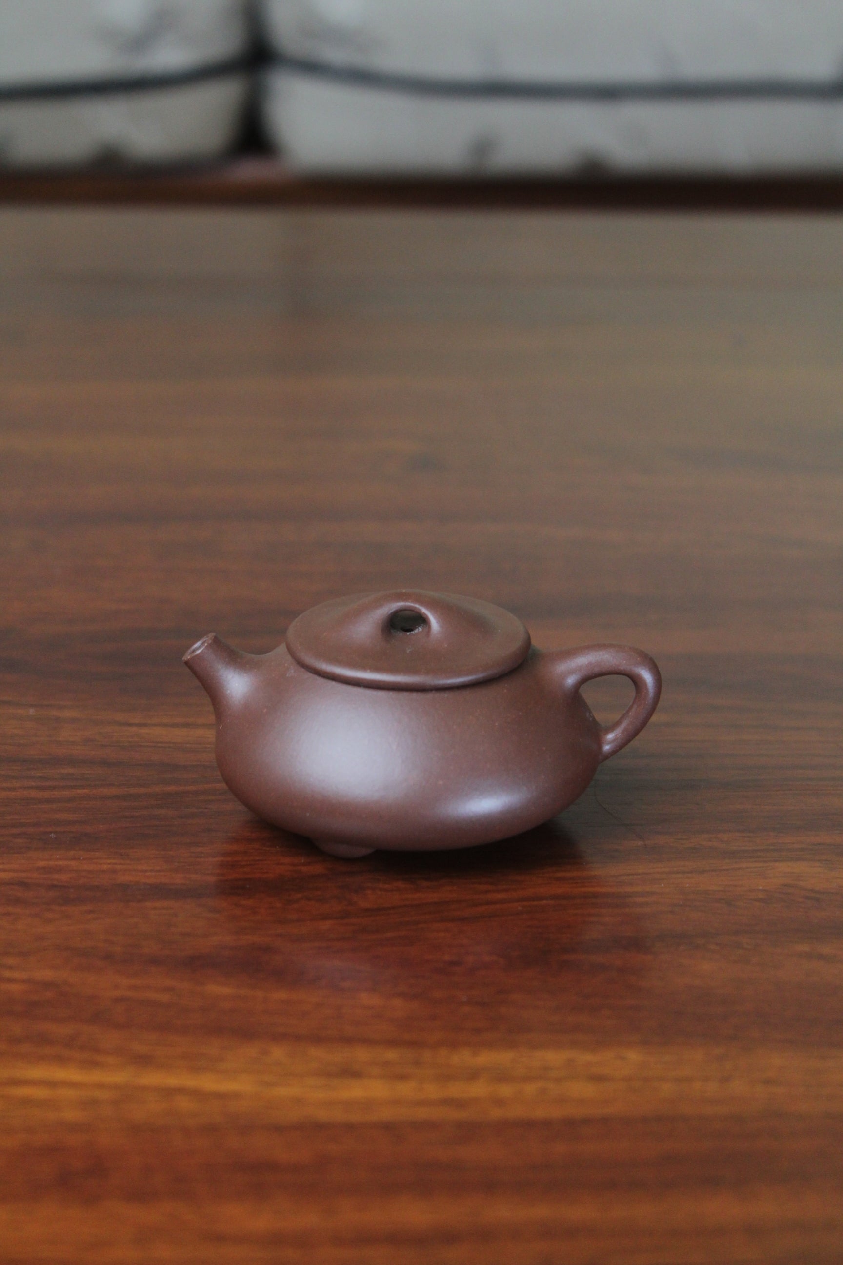 Yixing clay teapot named Shi piao