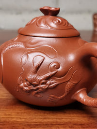 artistic teapot handmade pottery teapot dragon