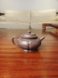 Artwork Yixing teapot Lotus Platform 180ml fully handmade - SiYuTao Teapot