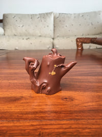 Artwork yixing teapot Plum tree 60ml fully handmade by Zhi Hao Zhu - SiYuTao Teapot