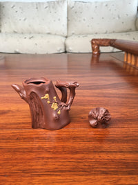 Artwork yixing teapot Plum tree 60ml fully handmade by Zhi Hao Zhu - SiYuTao Teapot