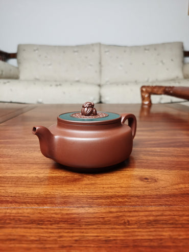 Artwork Yixing teapot Yu Jue 280ml fully handmade - SiYuTao Teapot