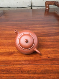 Artwork yixing teapot Yuan Zhu 140ml fully handmade by Ju Fang Tao - SiYuTao Teapot