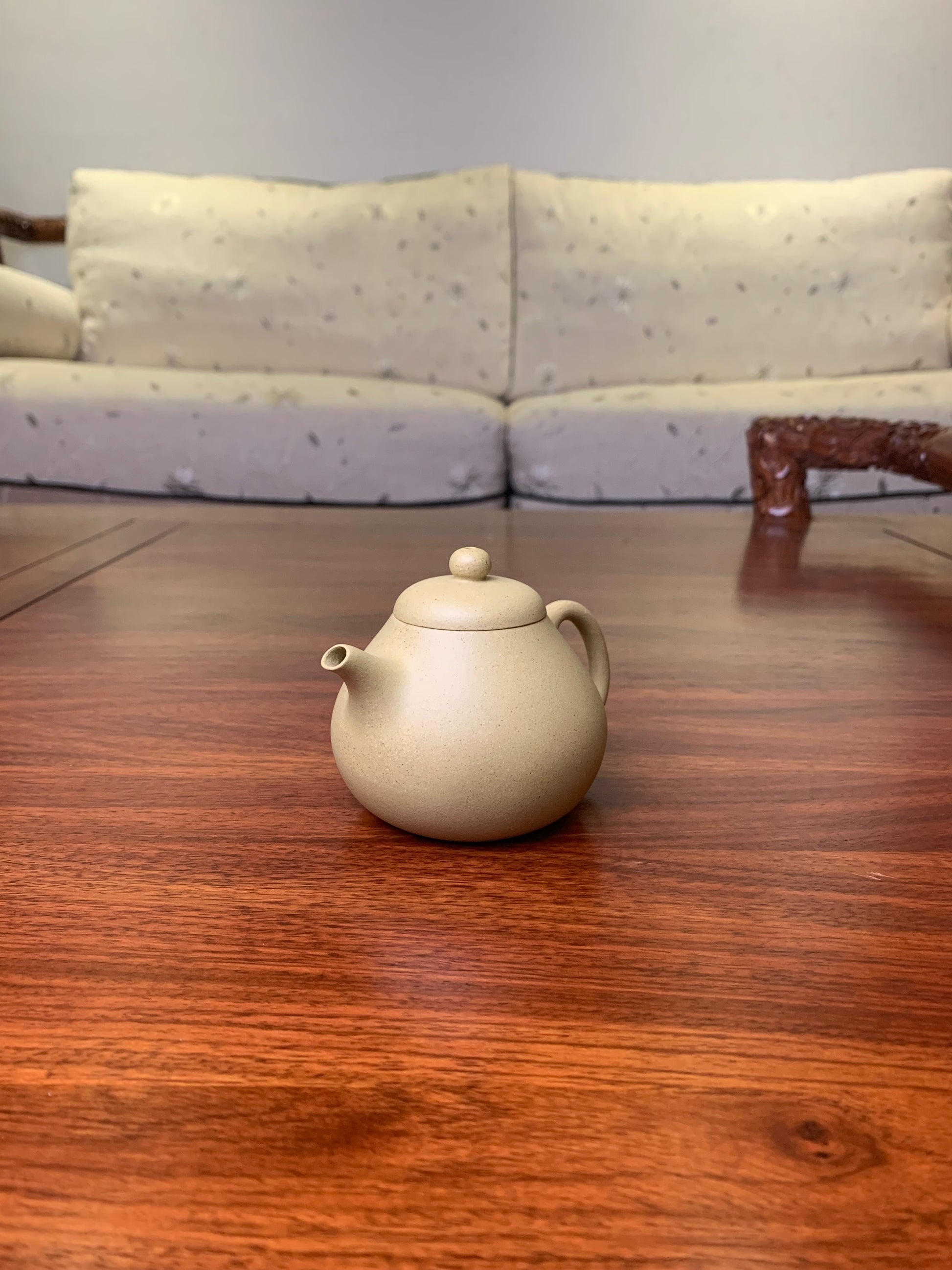 this is an artwork  teapot handcrafted from yixing zisha purple clay,high-quality best choice.