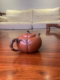 artwork zisha teapot pumpkin right