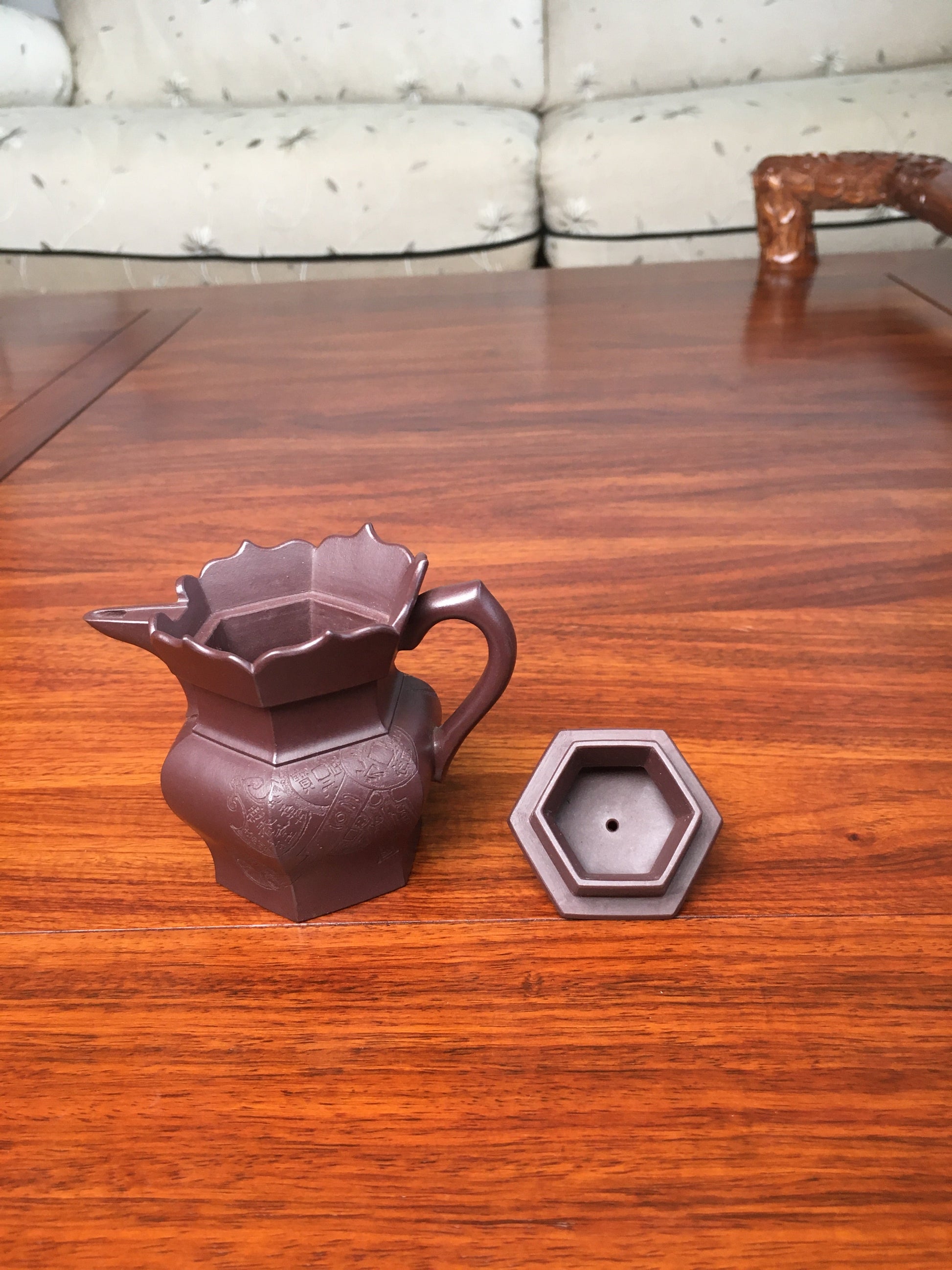asian teapot in China detail 2