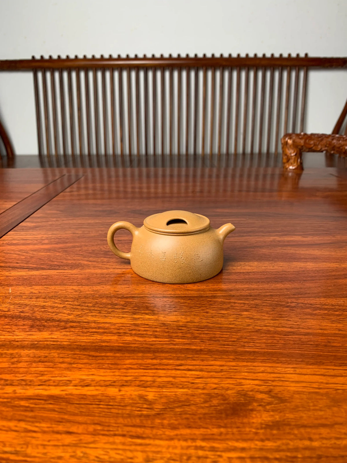 Artwork teapot good thing happen 120ml fully handmade by master Wei Ren