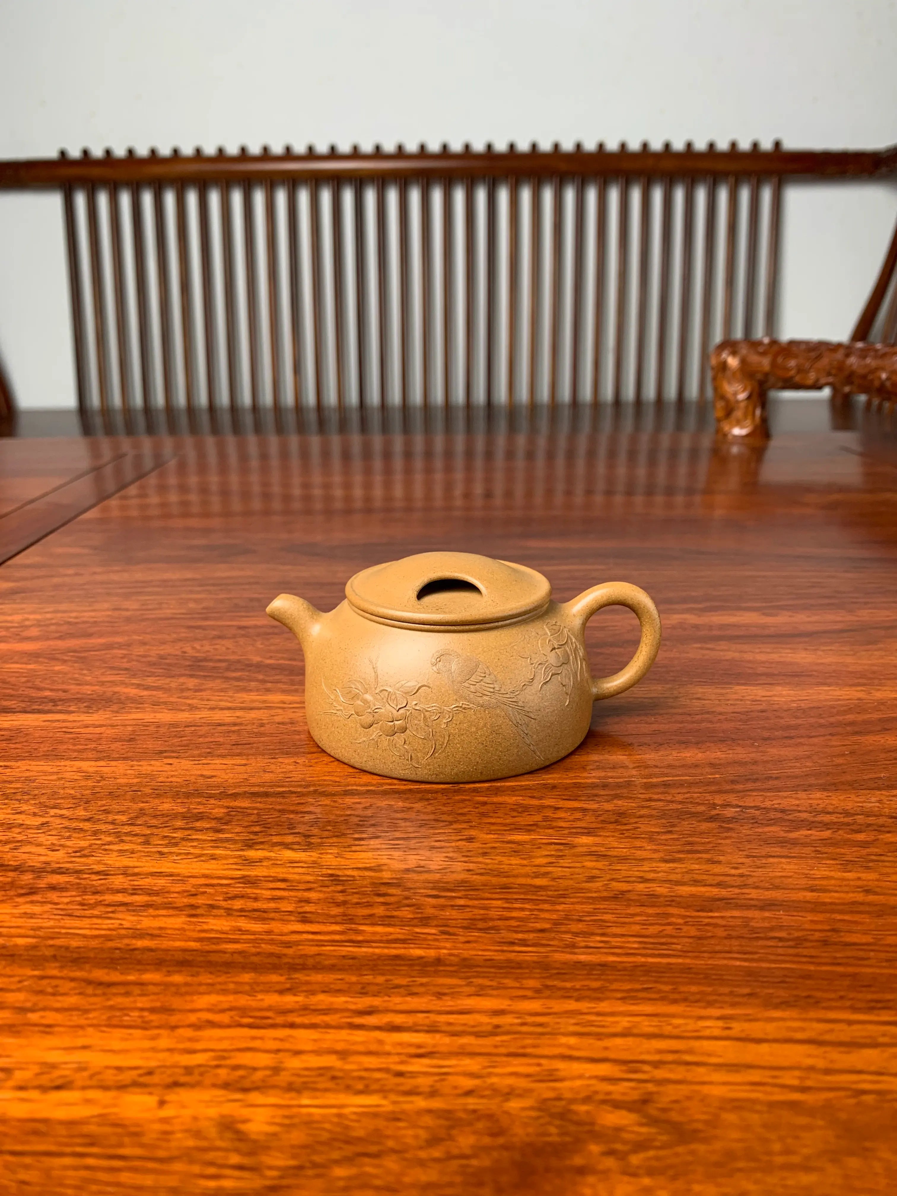 Artwork teapot good thing happen 120ml fully handmade by master Wei Ren