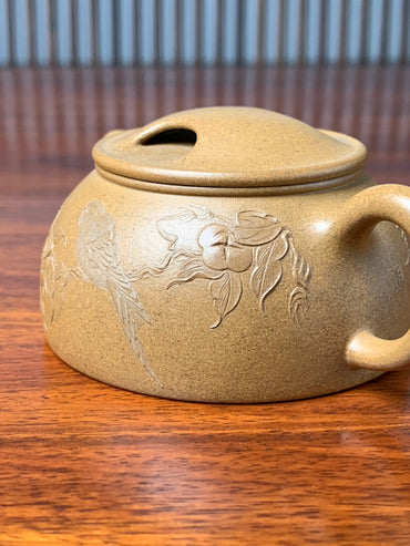 Artwork teapot good thing happen 120ml fully handmade by master Wei Ren