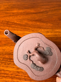 Top view of this beautiful teapot called “Pine Tree.”