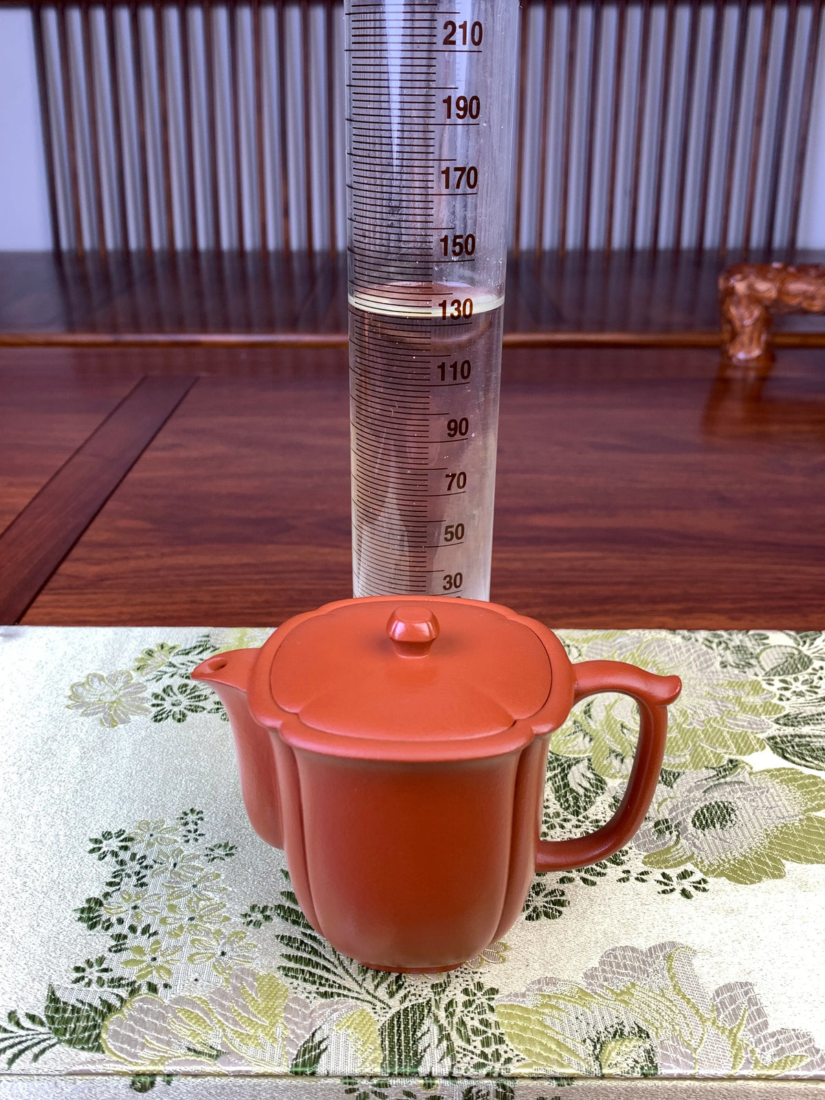 the capacity of the beautiful teapot is 130ml