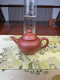 the capacity of the small yixing teapot is 90ml