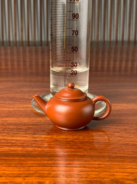 the capacity of the small yixing teapot shui ping is 25ml