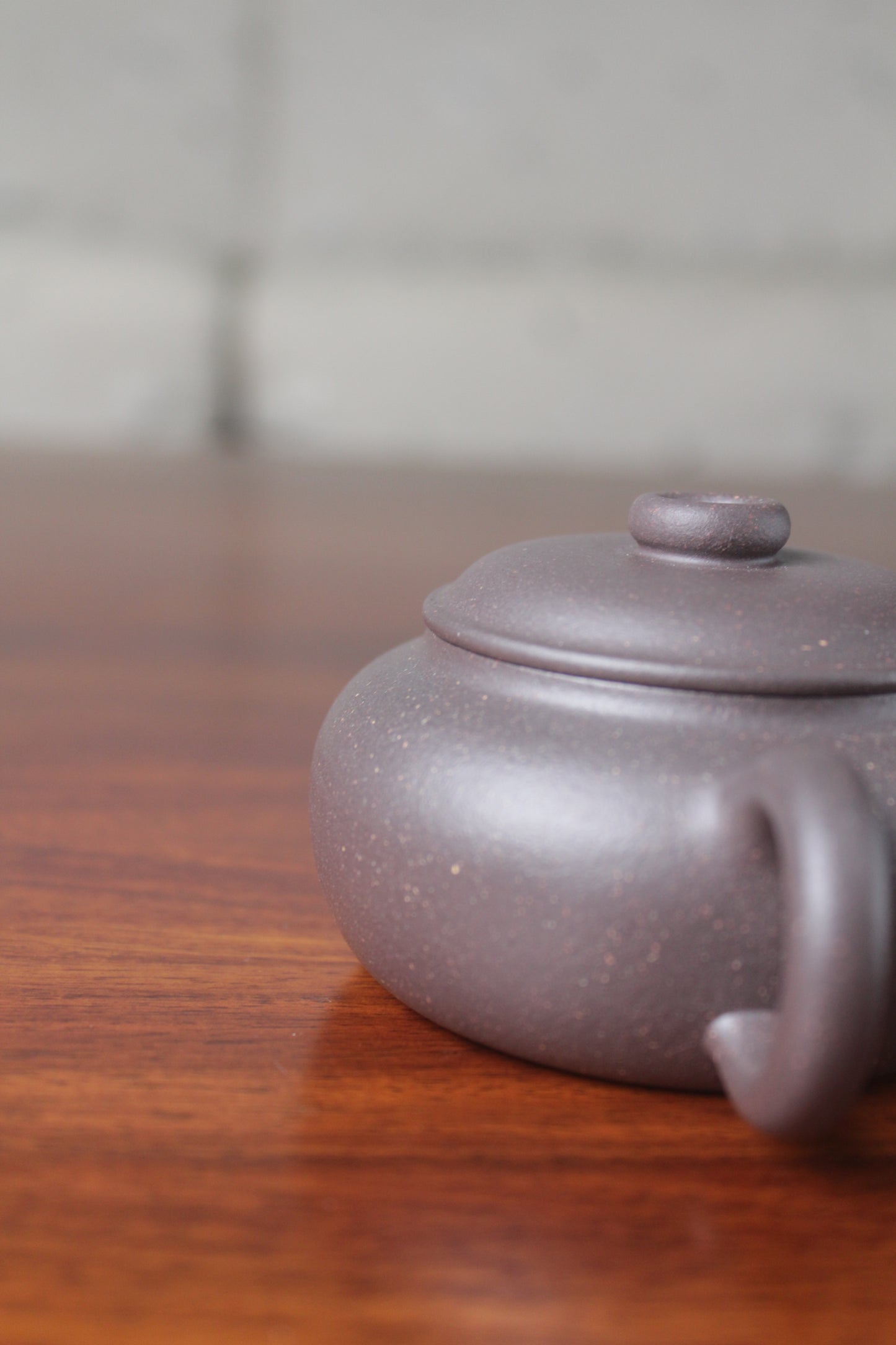 Yixing Teapot Xiang Yu half handmade with excellent purple clay 140ml