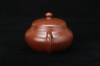 Handle details 3 Clay teapot handmade with purple clay from zisha art galley