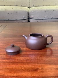 clay teapot handmade named rui lid