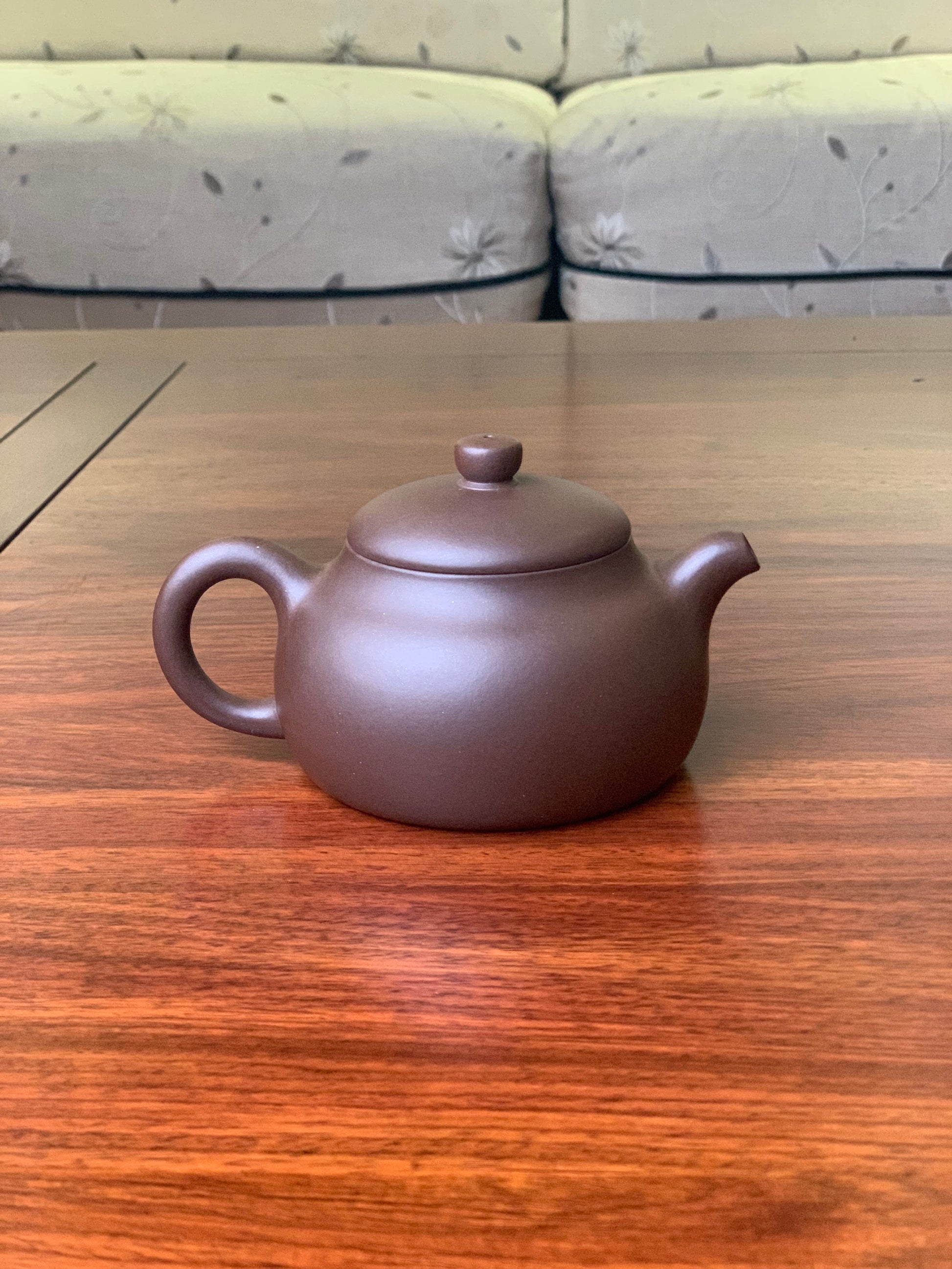 clay teapot handmade named rui right