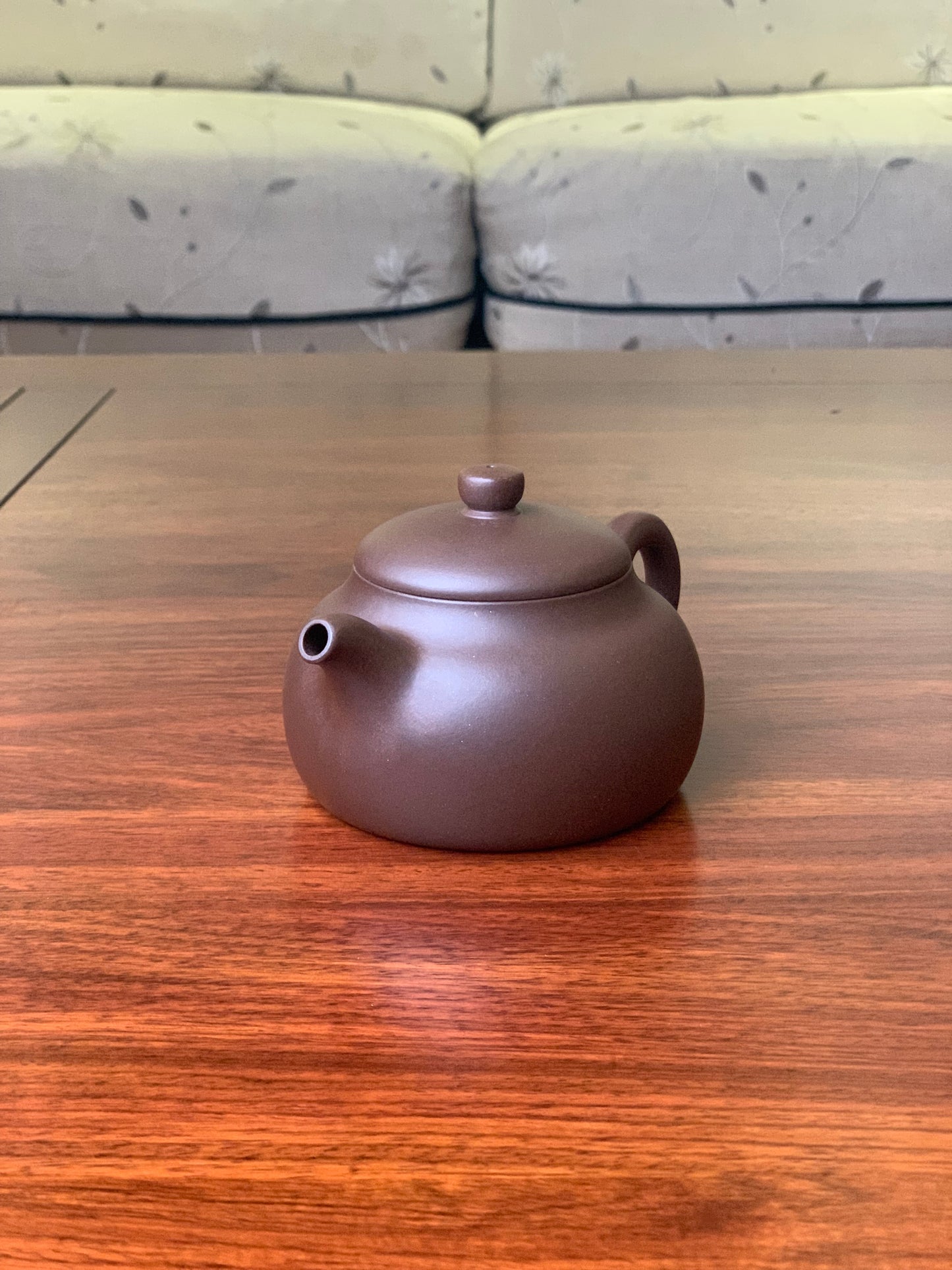 clay teapot handmade named rui  mouth