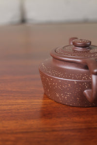 Back view of the collectible teapot handmade by teapot artist