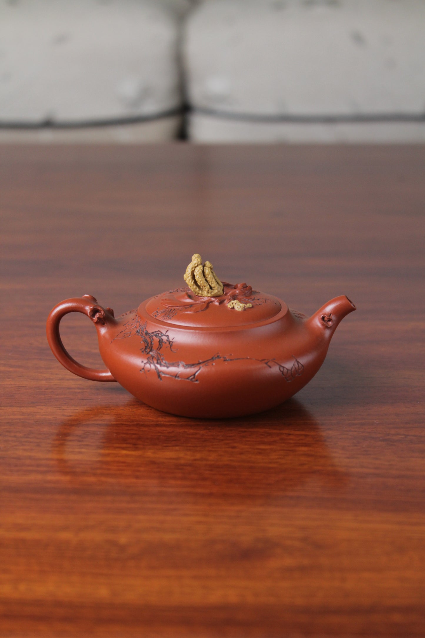 Yixing teapot Buddha's Hand fully handmade 125ml