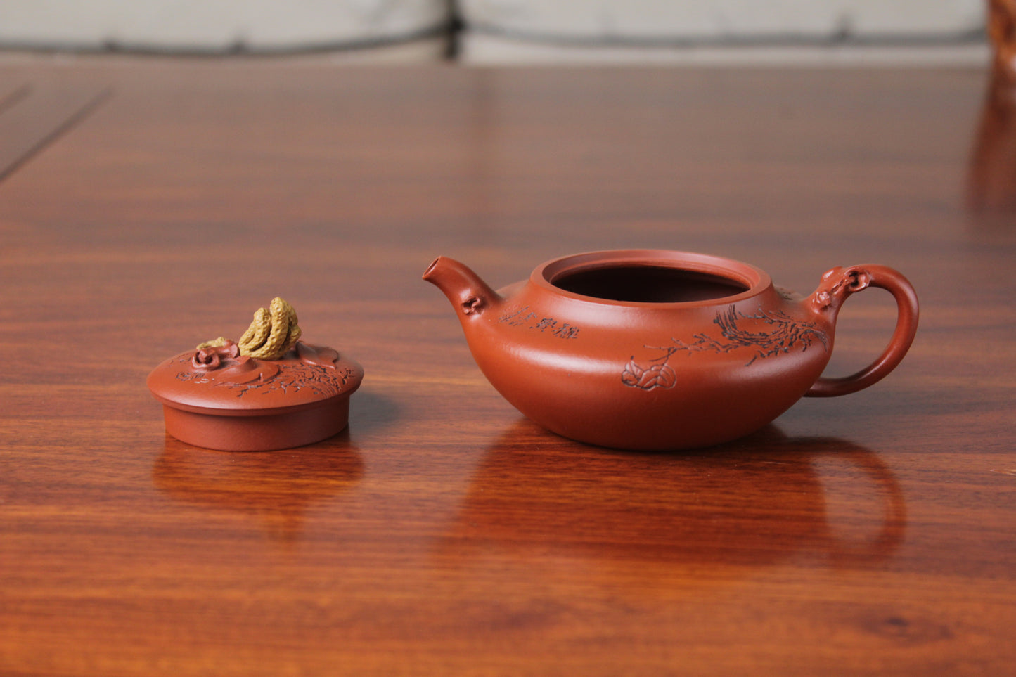 Yixing teapot Buddha's Hand fully handmade 125ml