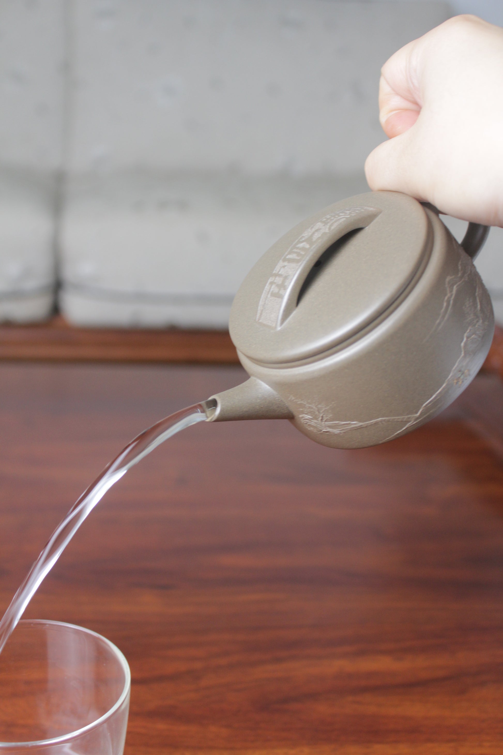 Pour of the Collectible teapot han wa
