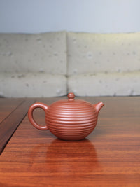 Back view of the Collectible teapot handmade by teapot artist
