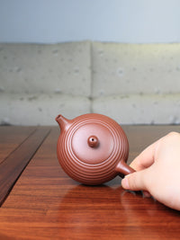 Top view of the Collectible teapot handmade by teapot artist