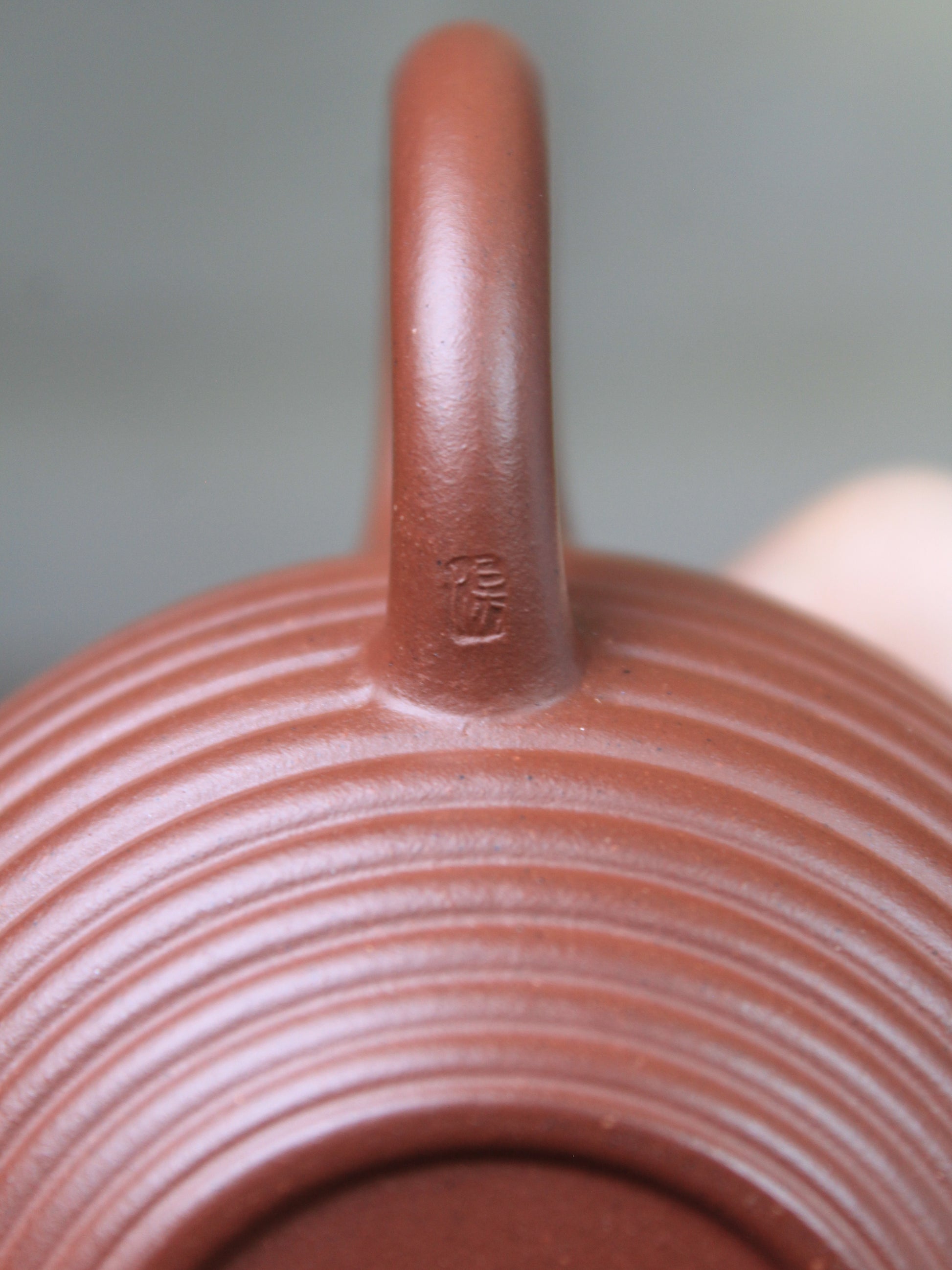 Mark of the Collectible teapot, handmade by teapot artist
