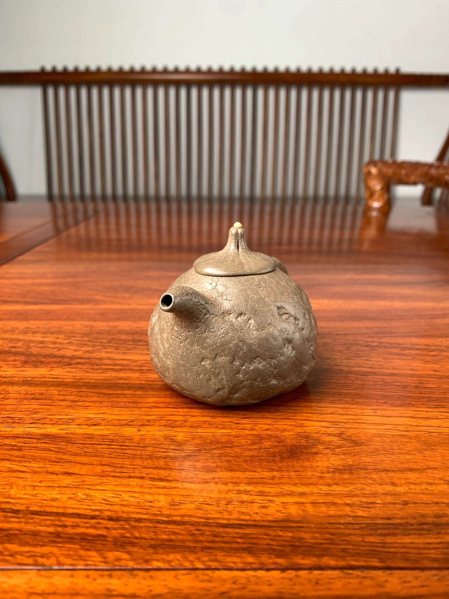 collectible teapot named gong chun from zisha art gallery right view