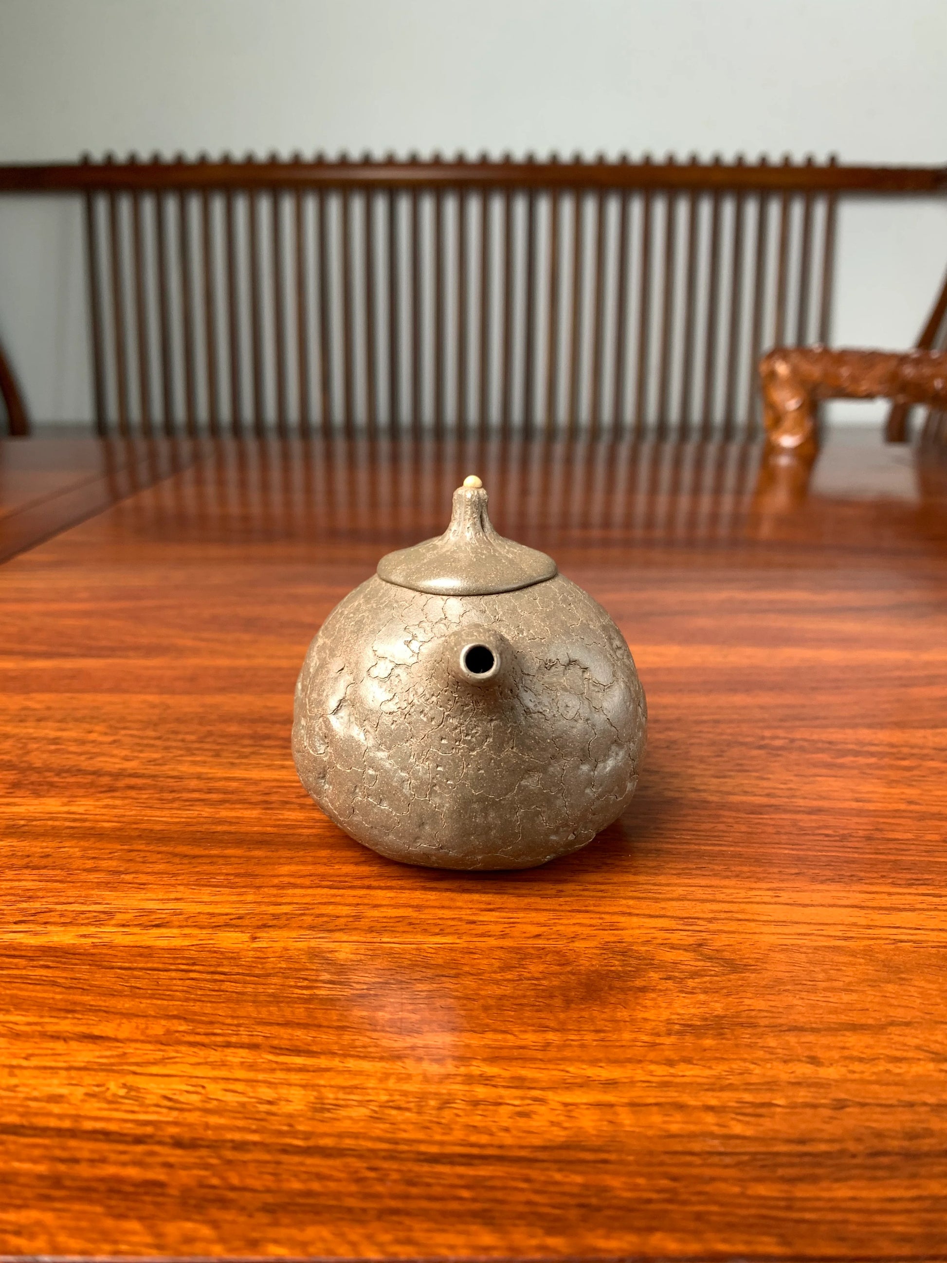 collectible teapot named gong chun from zisha art gallery front view