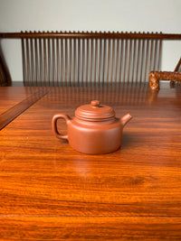 collectible teapot with a minimalist design style de zhong back view