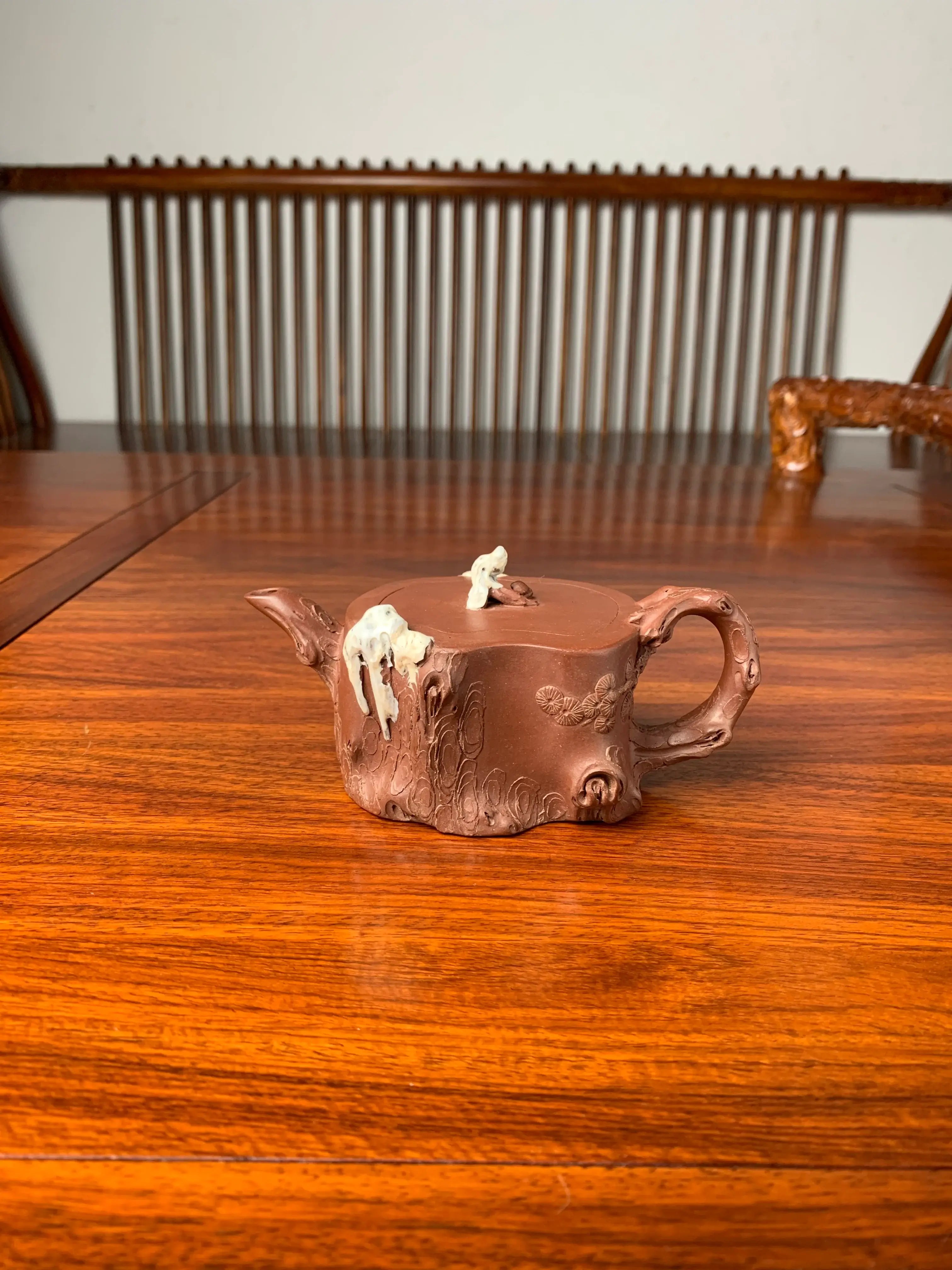 collectible teapot named ao xue on the table