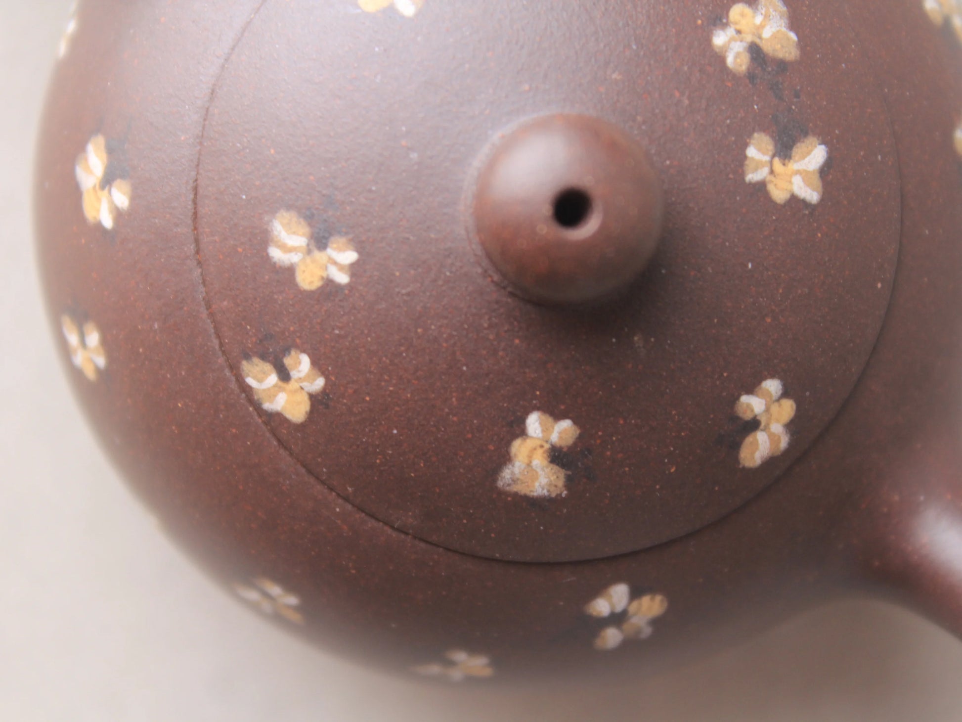 details of small zisha teapot named xishi