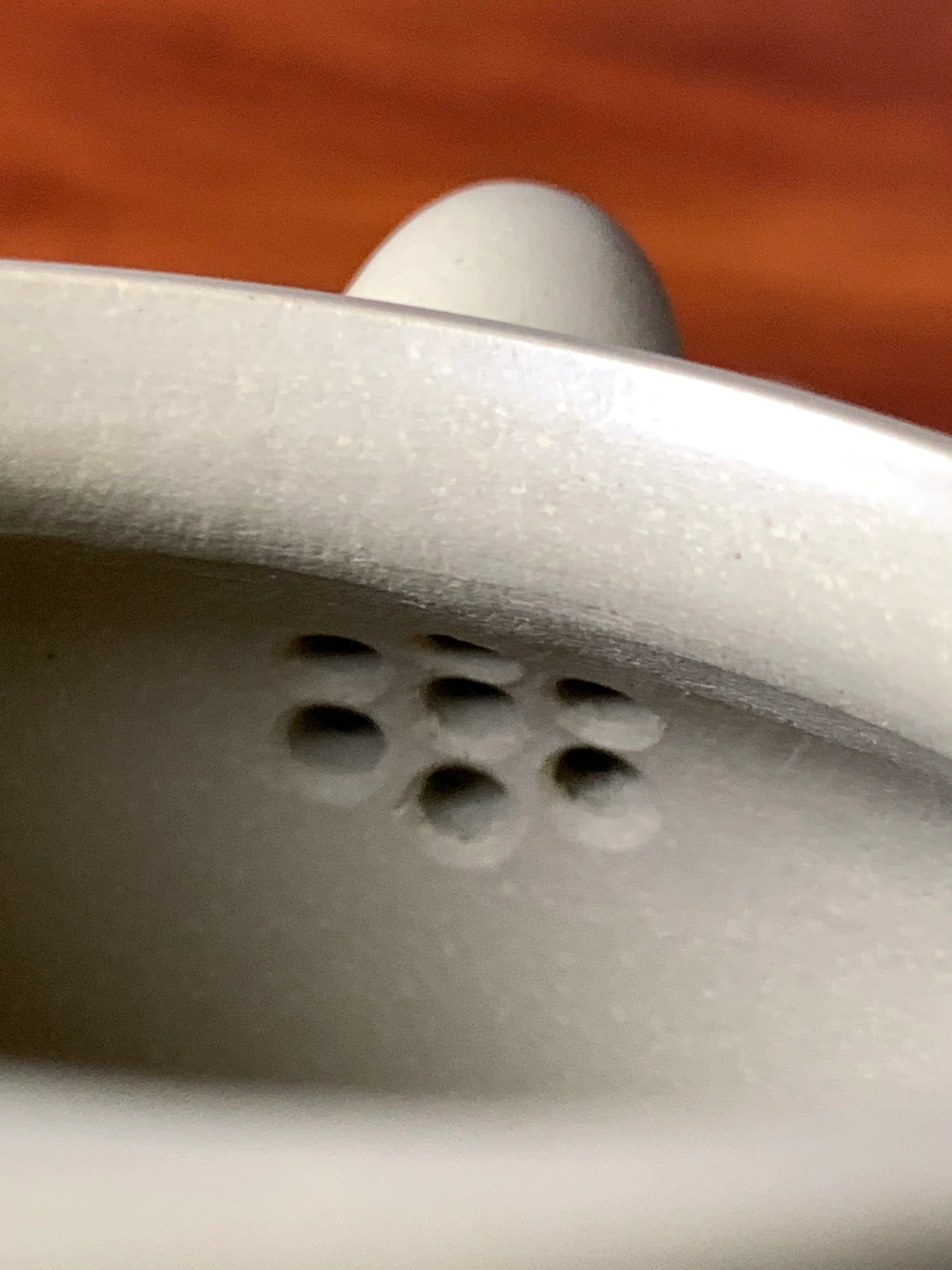 the filter of the teapot