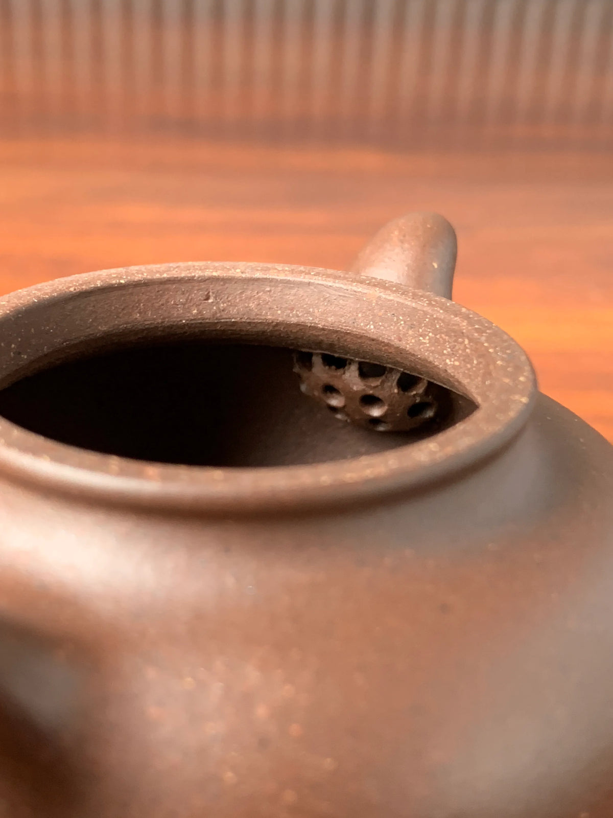 the ball filter of the yixing zisha teapot lian zi