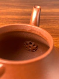 the filter of the zisha teapot named si ting
