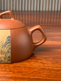 the handle of the teapot artwork
