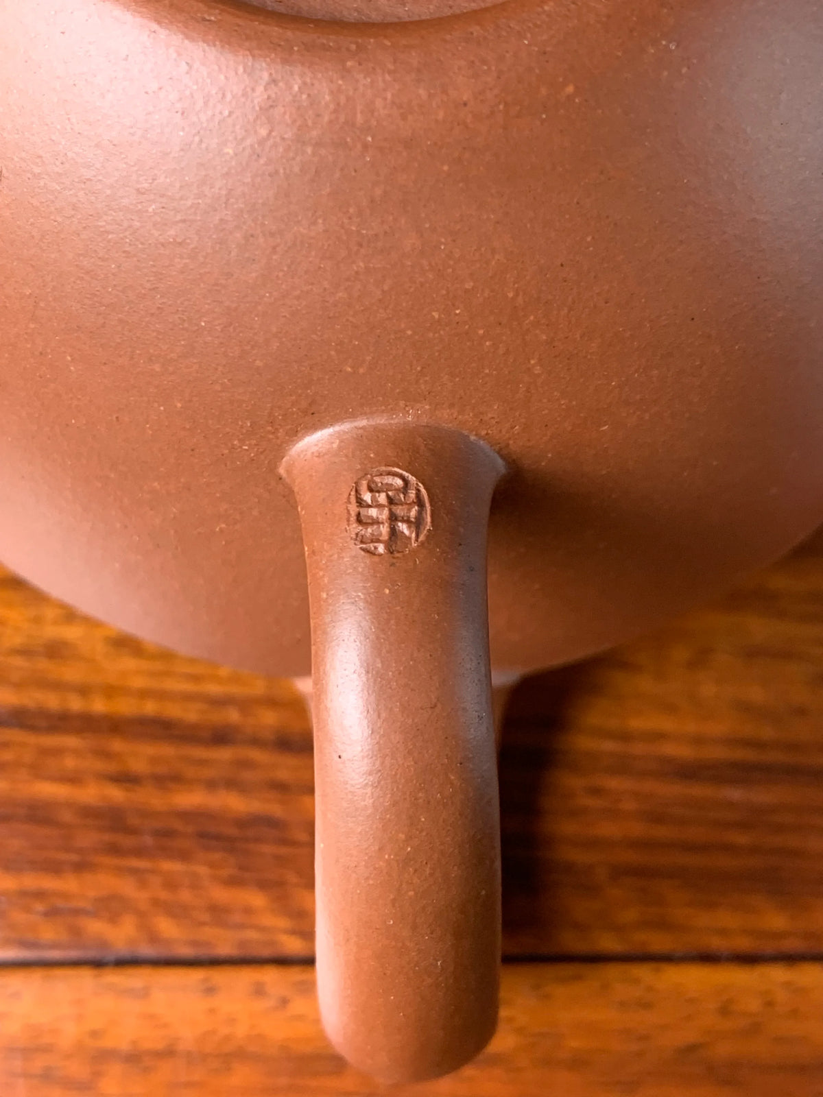 the teapot mark on the handle