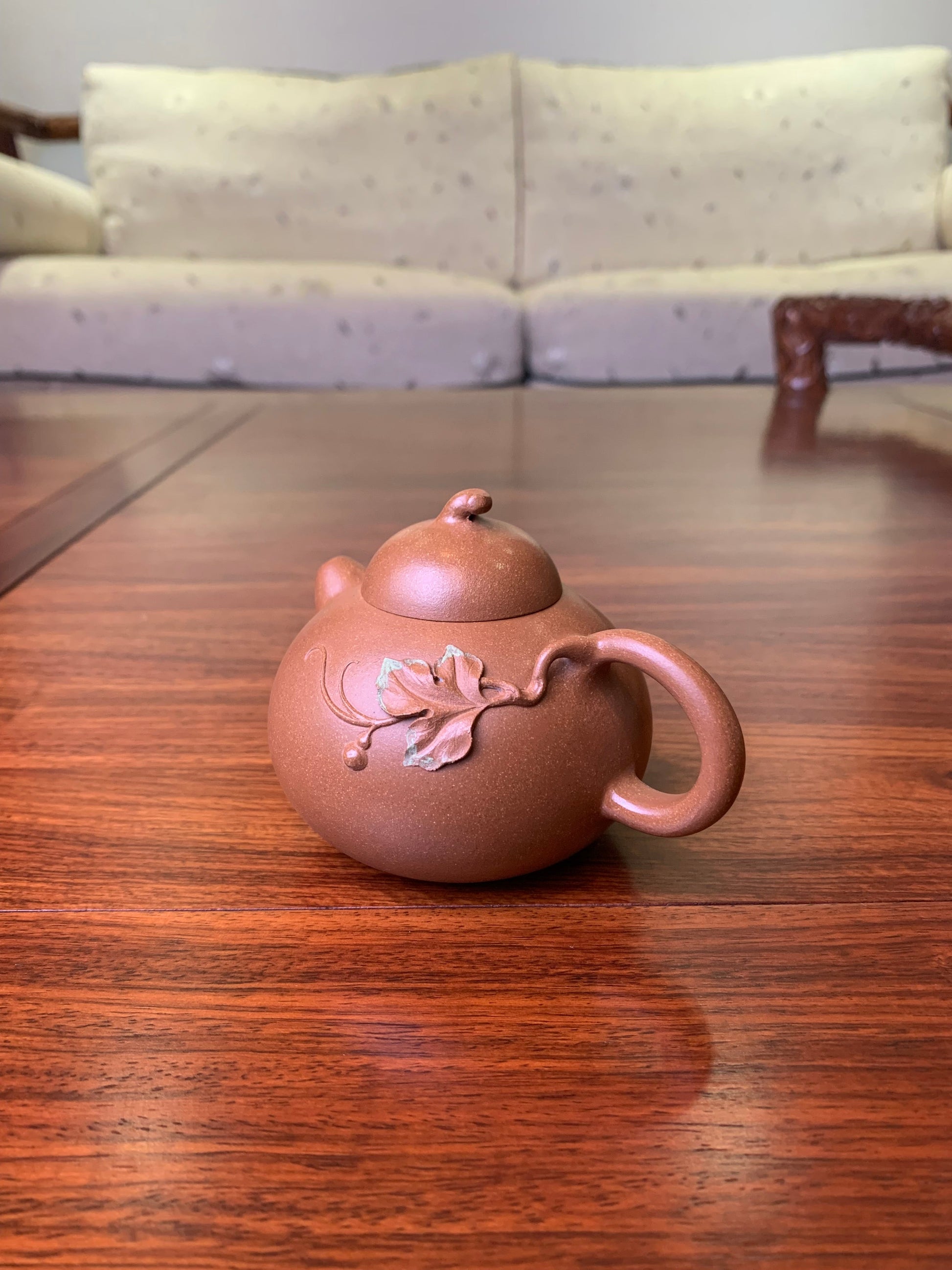 Handmade pottery teapot gourd 150ml - SiYuTao Teapot