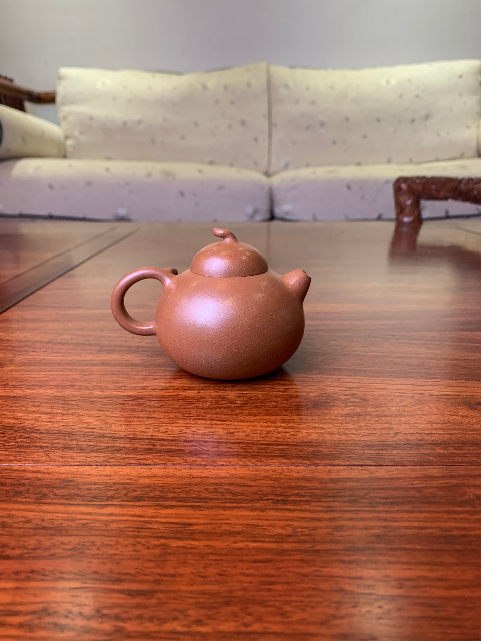 Handmade pottery teapot gourd 150ml - SiYuTao Teapot