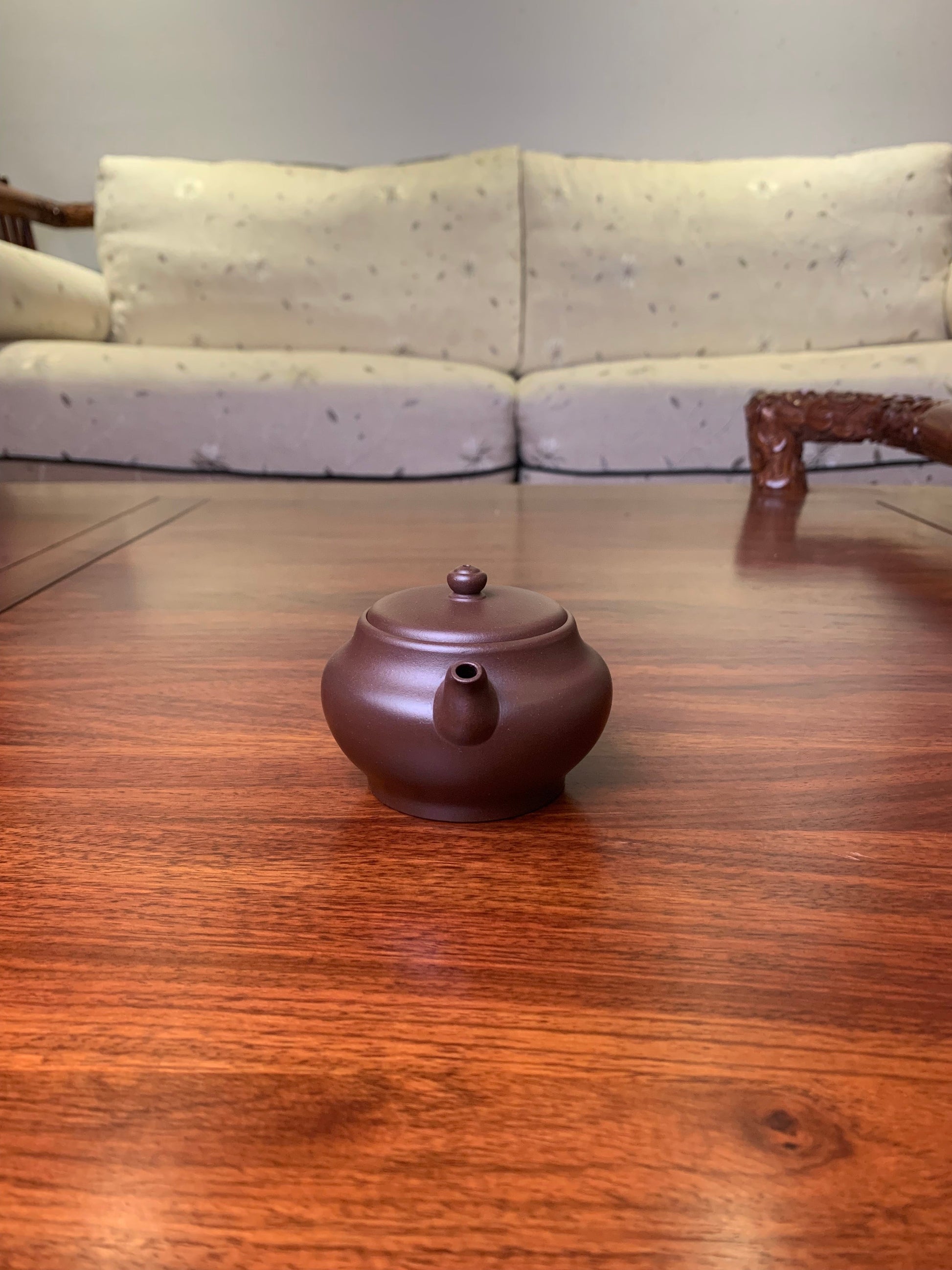 Handmade pottery teapot Han Ou 150ml - SiYuTao Teapot