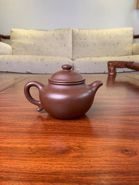 Handmade pottery teapot Lian Zi 300ml fully handmade - SiYuTao Teapot