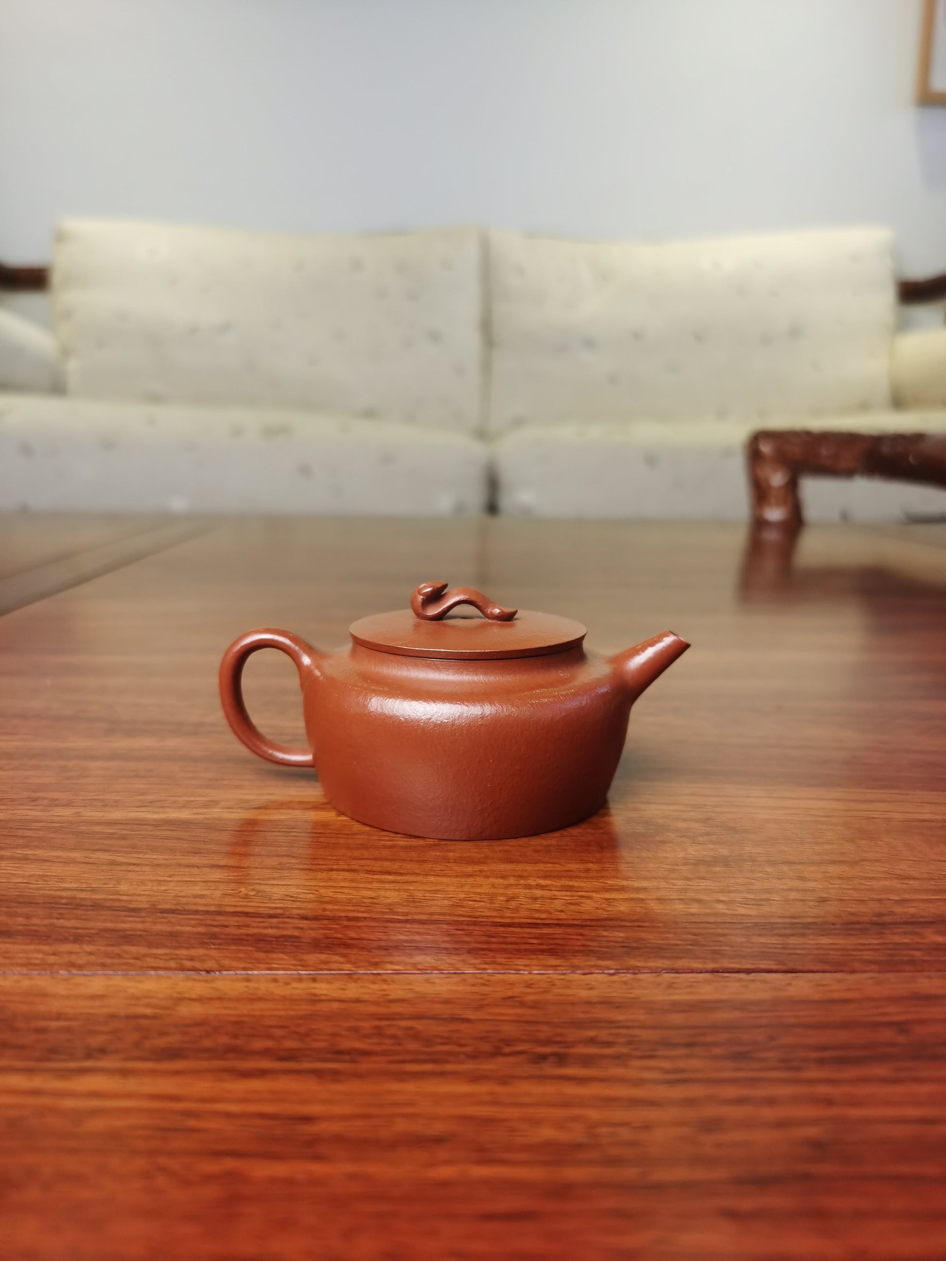 Handmade pottery teapot Lingzhi 70ml - SiYuTao Teapot