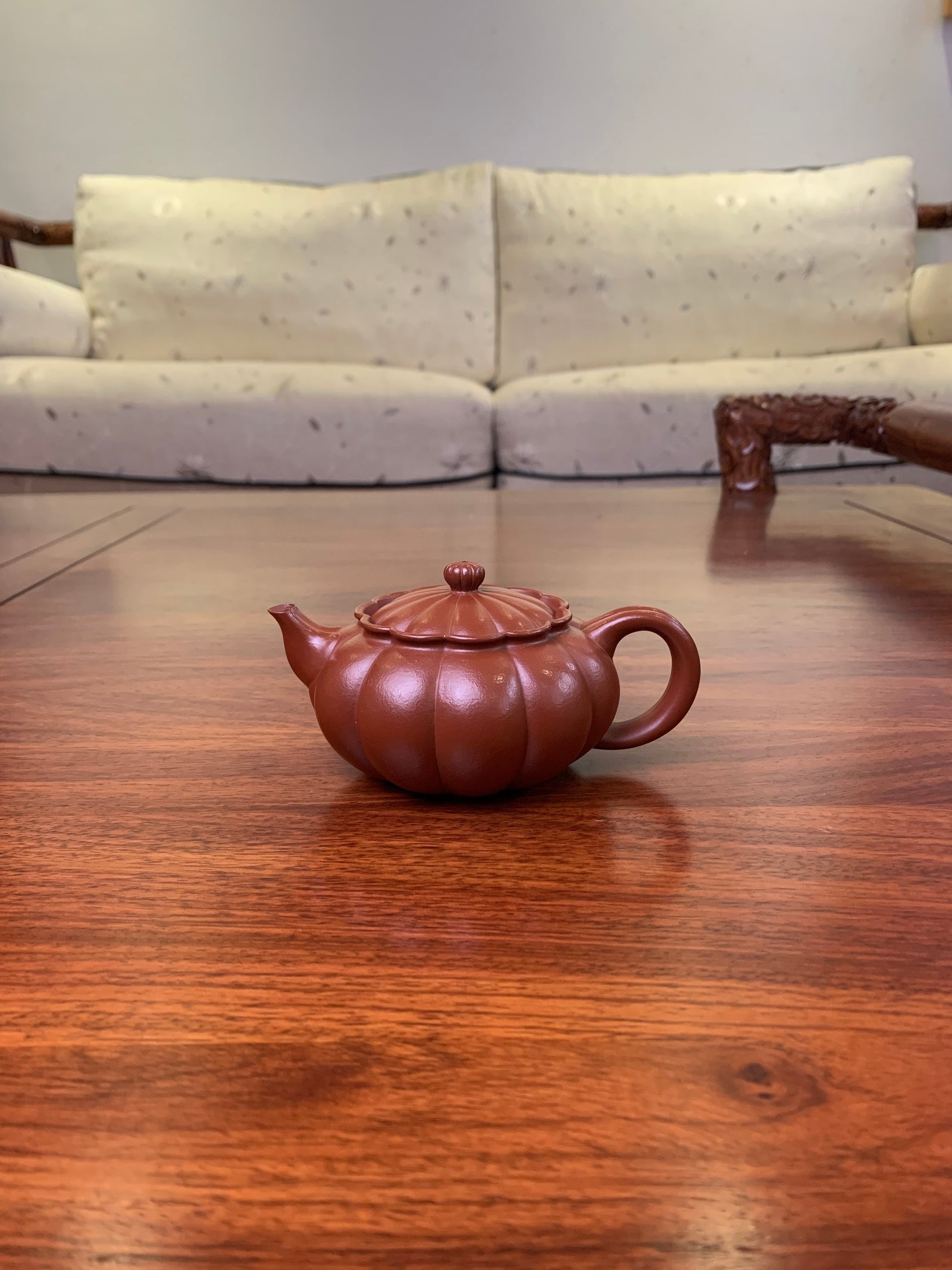 Handmade pottery teapot love 148ml - SiYuTao Teapot