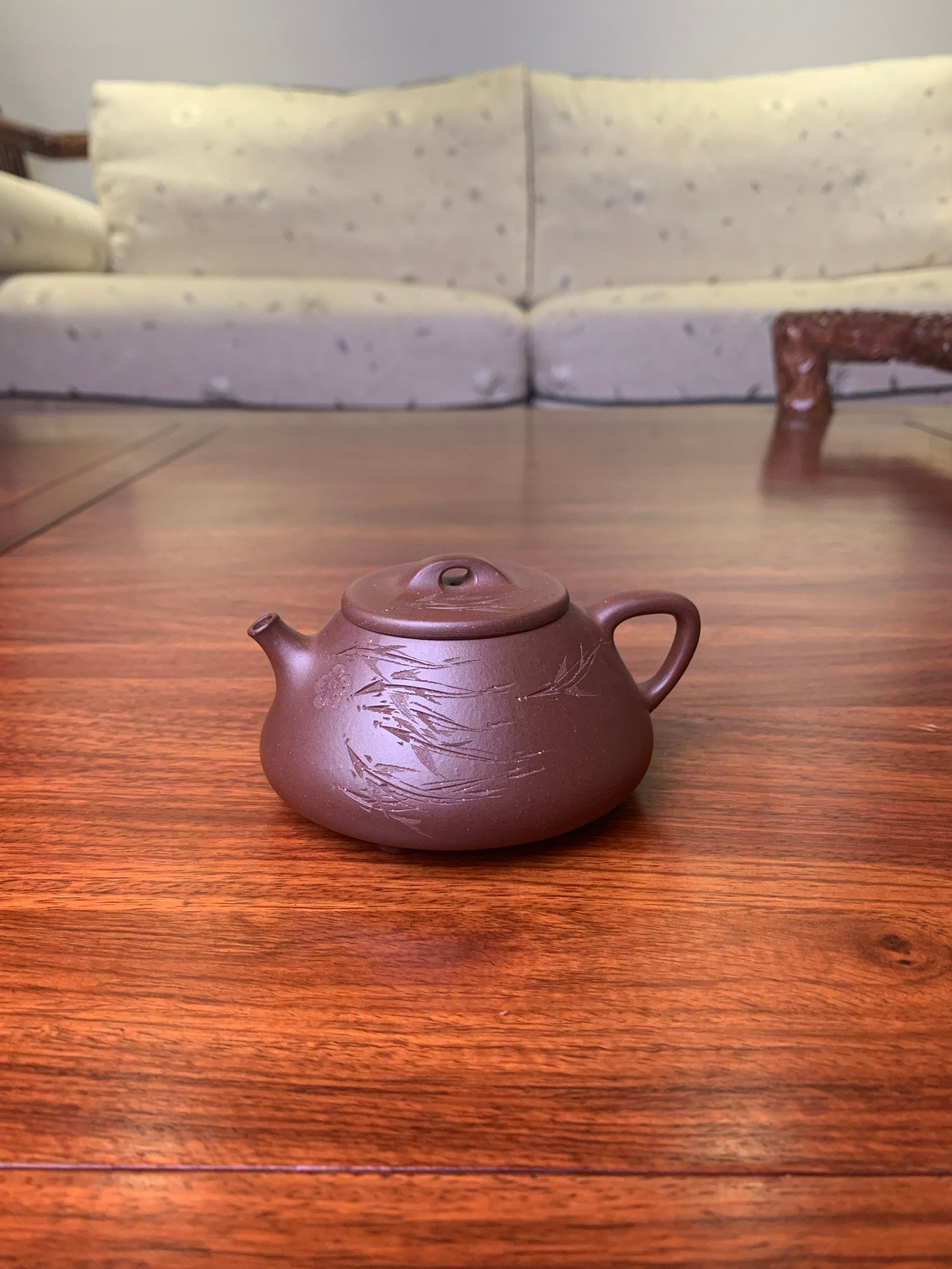 Handmade pottery teapot Shi Piao 136ml - SiYuTao Teapot