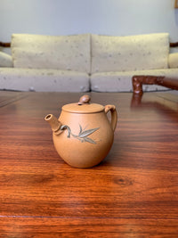 Handmade pottery teapot snail fully handmade 130ml - SiYuTao Teapot