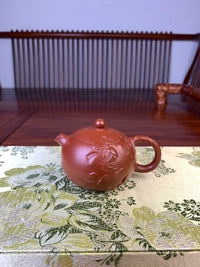 handmade yixing clay teapot xi shi on the tabe