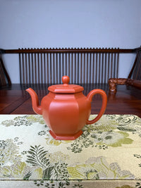 handmade yixing teapot liu fang gong deng on the table